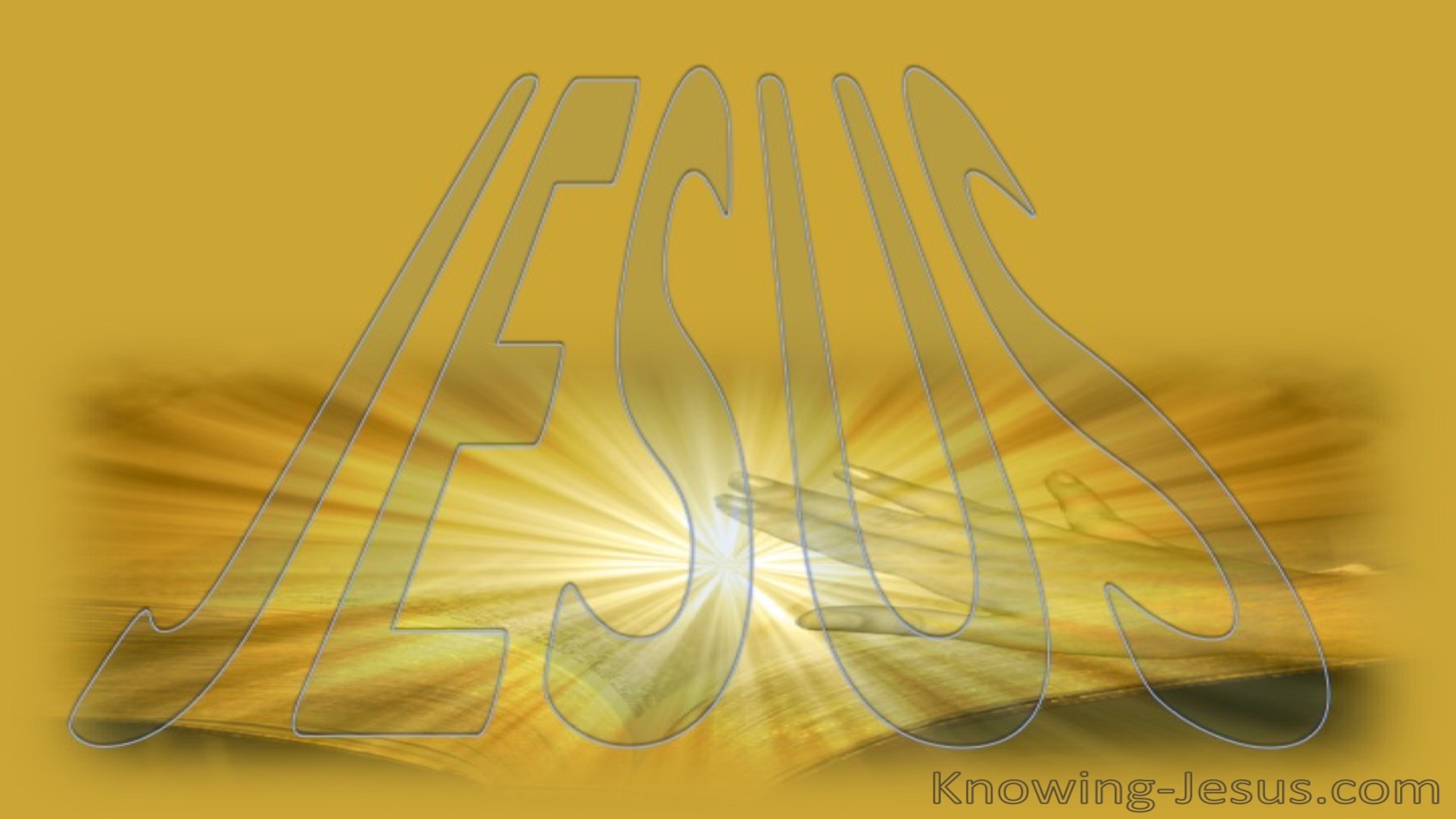 JESUS - His Name (yellow)